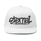 Embroidered Eternal Business Flat Bill Cap