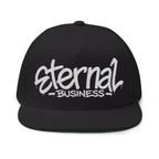 Embroidered Eternal Business Flat Bill Cap