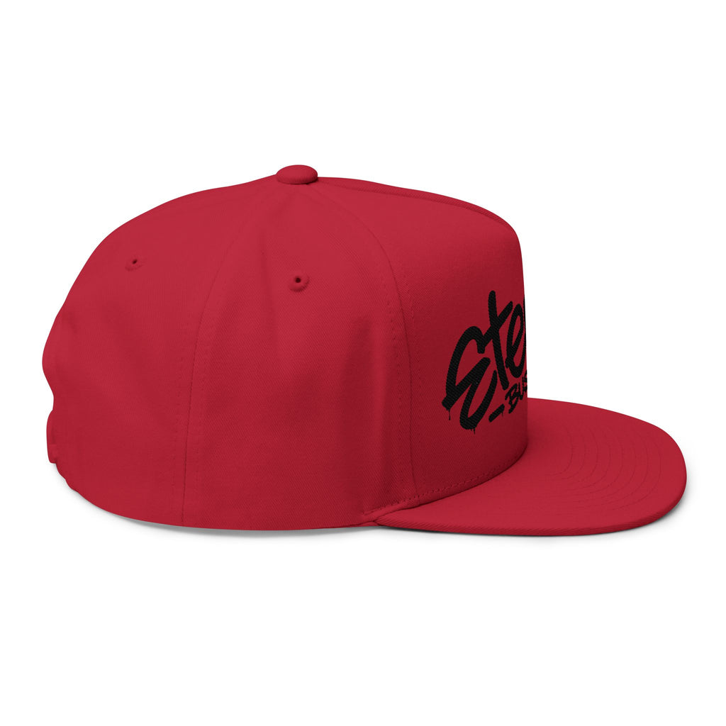 Embroidered Eternal Business Flat Bill Cap