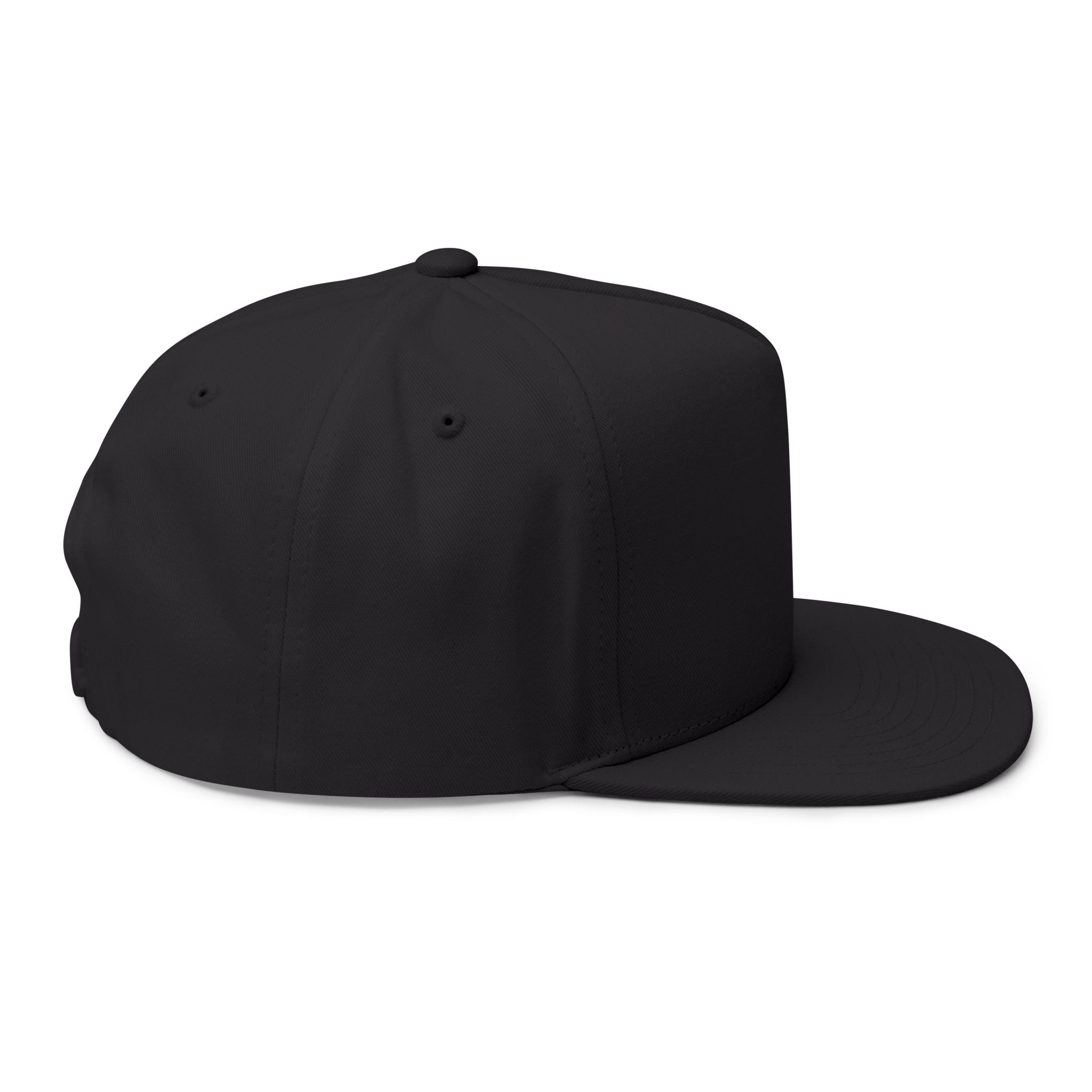 Embroidered Dove Flat Bill Cap