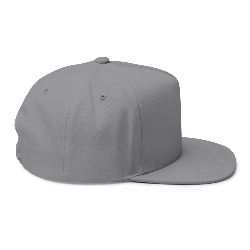 Embroidered Dove Flat Bill Cap