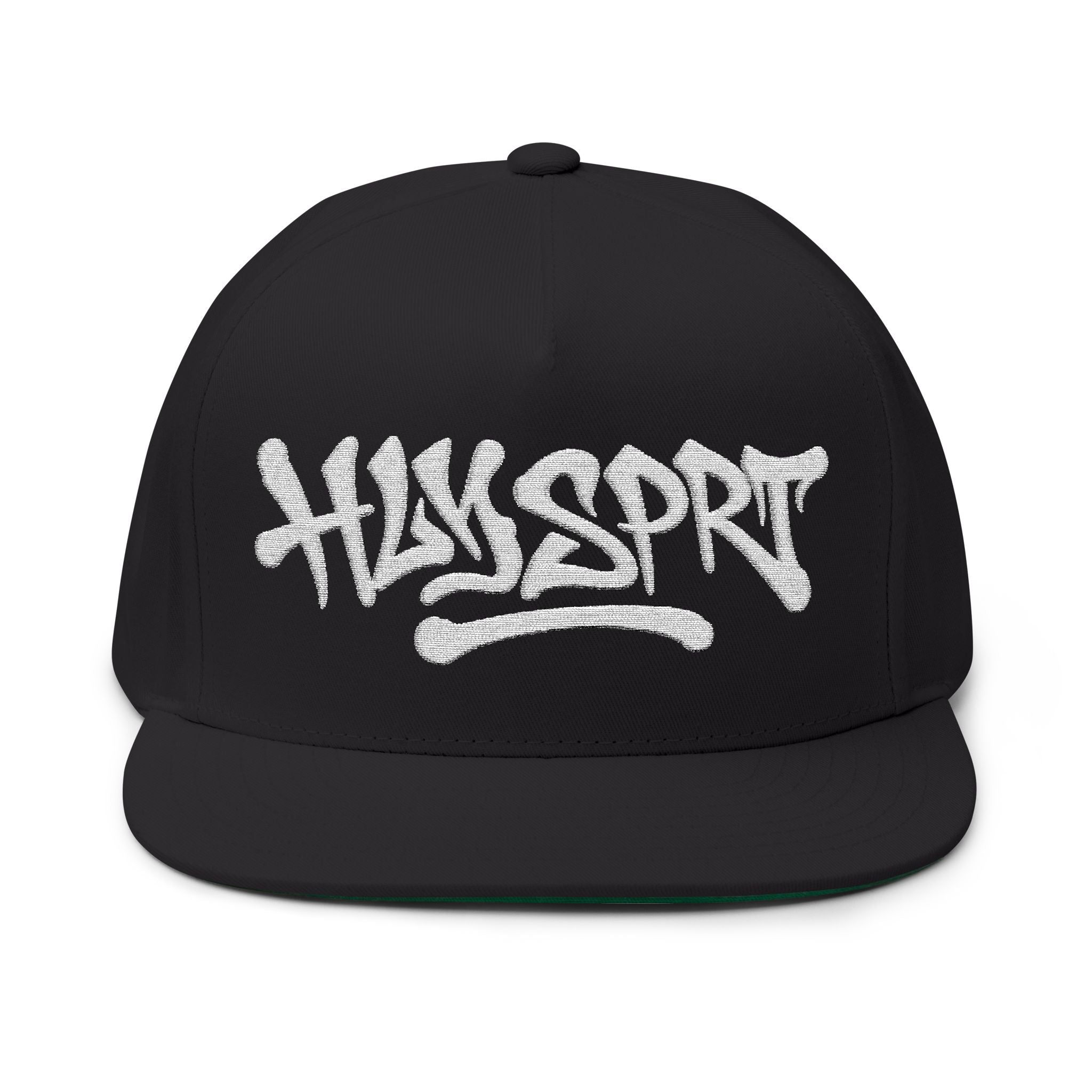 Embroidered HLY SPRT Flat Bill Cap