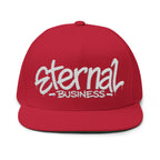 Embroidered Eternal Business Flat Bill Cap
