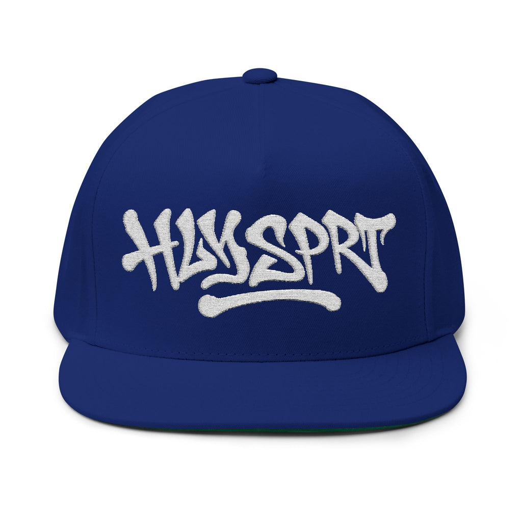 Embroidered HLY SPRT Flat Bill Cap