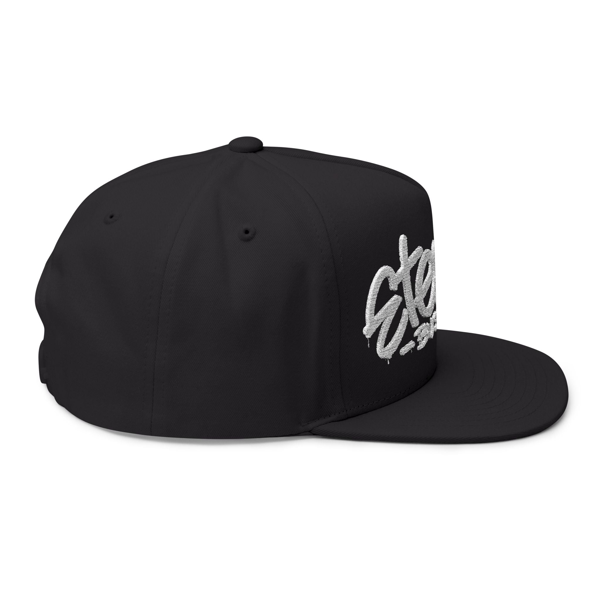 Embroidered Eternal Business Flat Bill Cap