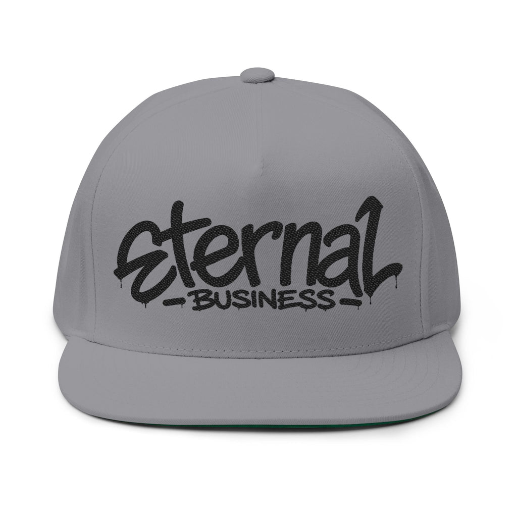 Embroidered Eternal Business Flat Bill Cap