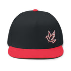 Embroidered Dove Flat Bill Cap