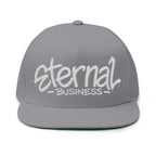 Embroidered Eternal Business Flat Bill Cap