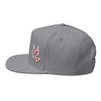 Embroidered Dove Flat Bill Cap